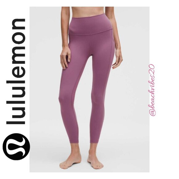 LULULEMON ATHLETICA Align High-Rise Pant with Pockets 25" Mystic 8 NWT - Picture 2 of 6